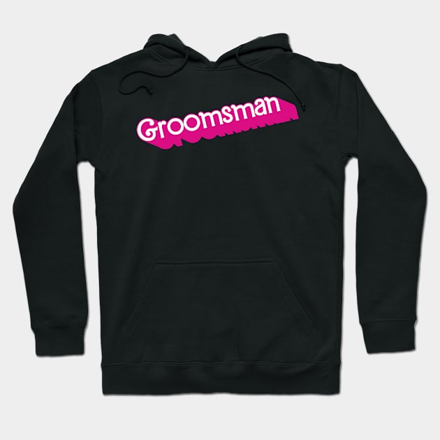 Groomsman Barbie logo Hoodie by byb